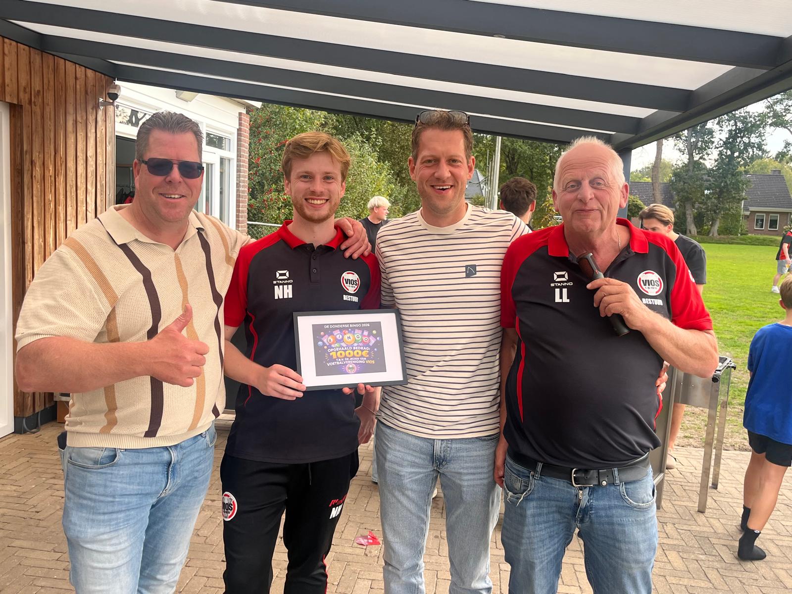 🎉 Donderse Bingo levert € 1.000 op voor de jeugd!